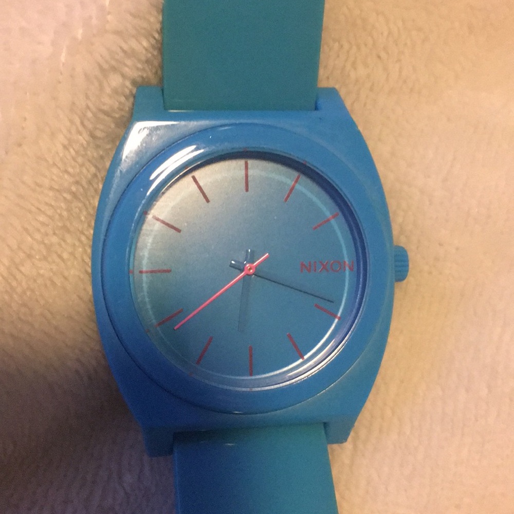 Blue Nixon Time teller watch